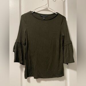 White House Black Market bell sleeve top